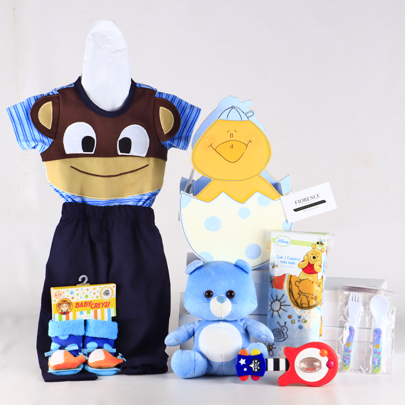 Regalo con Cobertor para Bebé "Es un Niño"