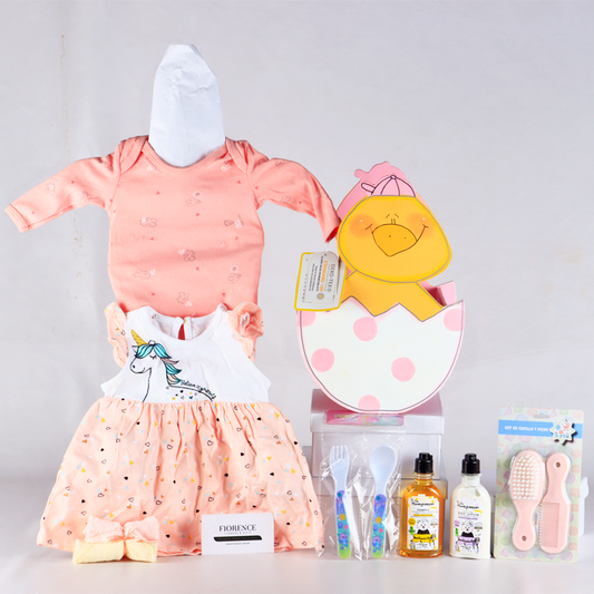 Kit Consiente a tu Bebé "Canasta Deluxe Rosa"