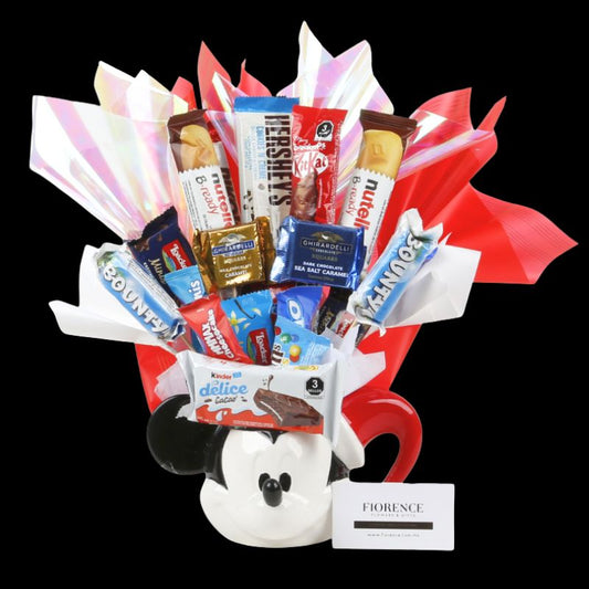 Christmas Minnie or Mickey Mouse Candy Bouquet