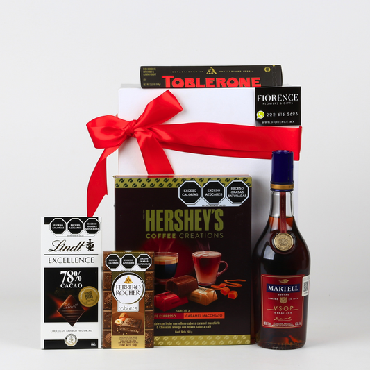 Delicioso Cognac Francés Acompañado de Chocolates - Regalo Corporativo