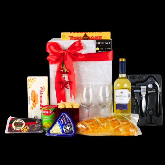 Premium Christmas Gift Box & Wine Set
