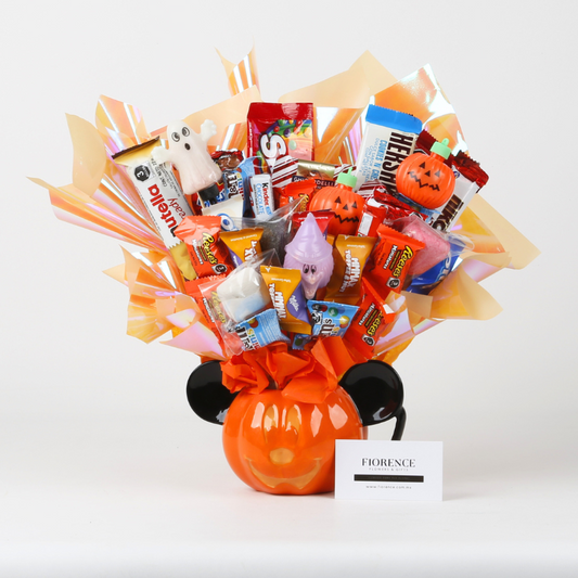 Mickey Mouse Pumpkin Mug Candy Bouquet