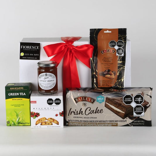 Gourmet Sweet Gift with Biscottis, Baileys Cupcakes and More
