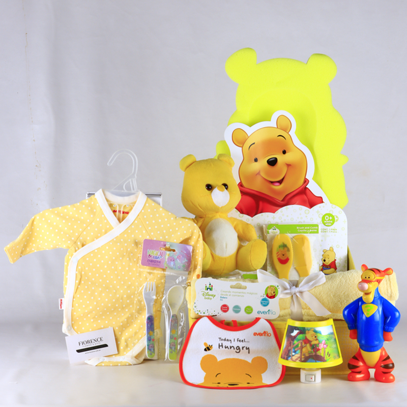 Set Winnie Pooh para Bebé - Regalo para Recién Nacido