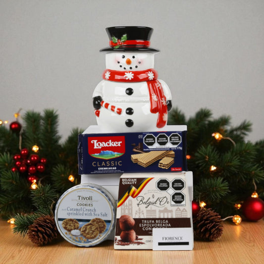 "Frosty The Snowman" Ceramic Cookie Jar Gift Set