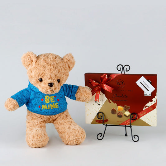 Osito Enamorado y Chocolates