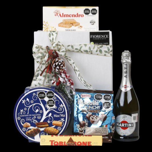 Special Gourmet Christmas Gift with Martini Asti Sparkling Wine