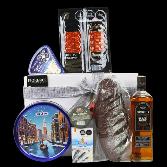 Gourmet Christmas Gift with Bushmills Black Bush Whiskey