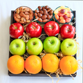 Caja de Regalo con Fruta y Botana Dulce