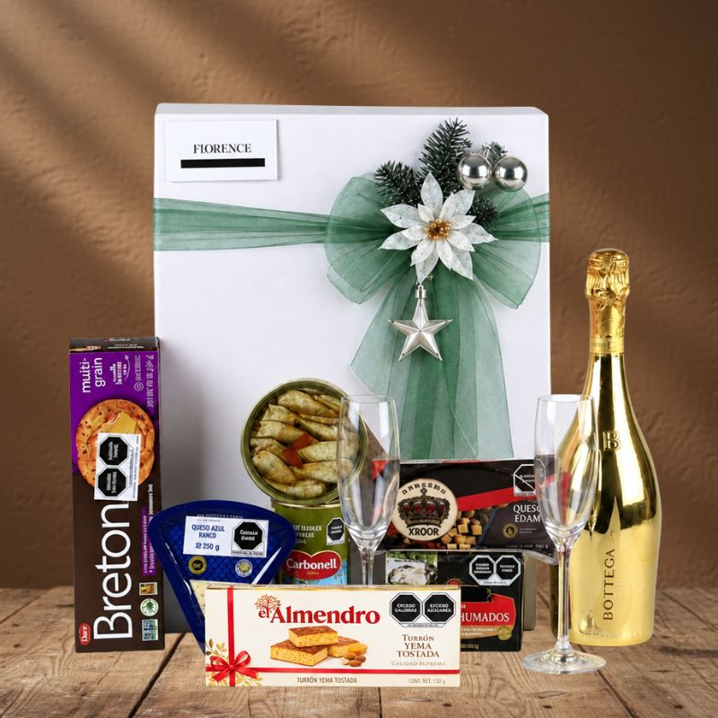Golden Gourmet Christmas Box: Bottega Gold & Fine Delicacy Set