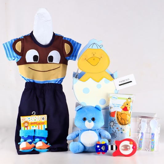 Regalo con Cobertor para Bebé "Es un Niño"