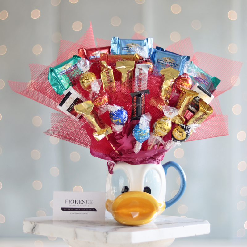 Candy Bouquet in Disney Characters Ceramic Mugs
