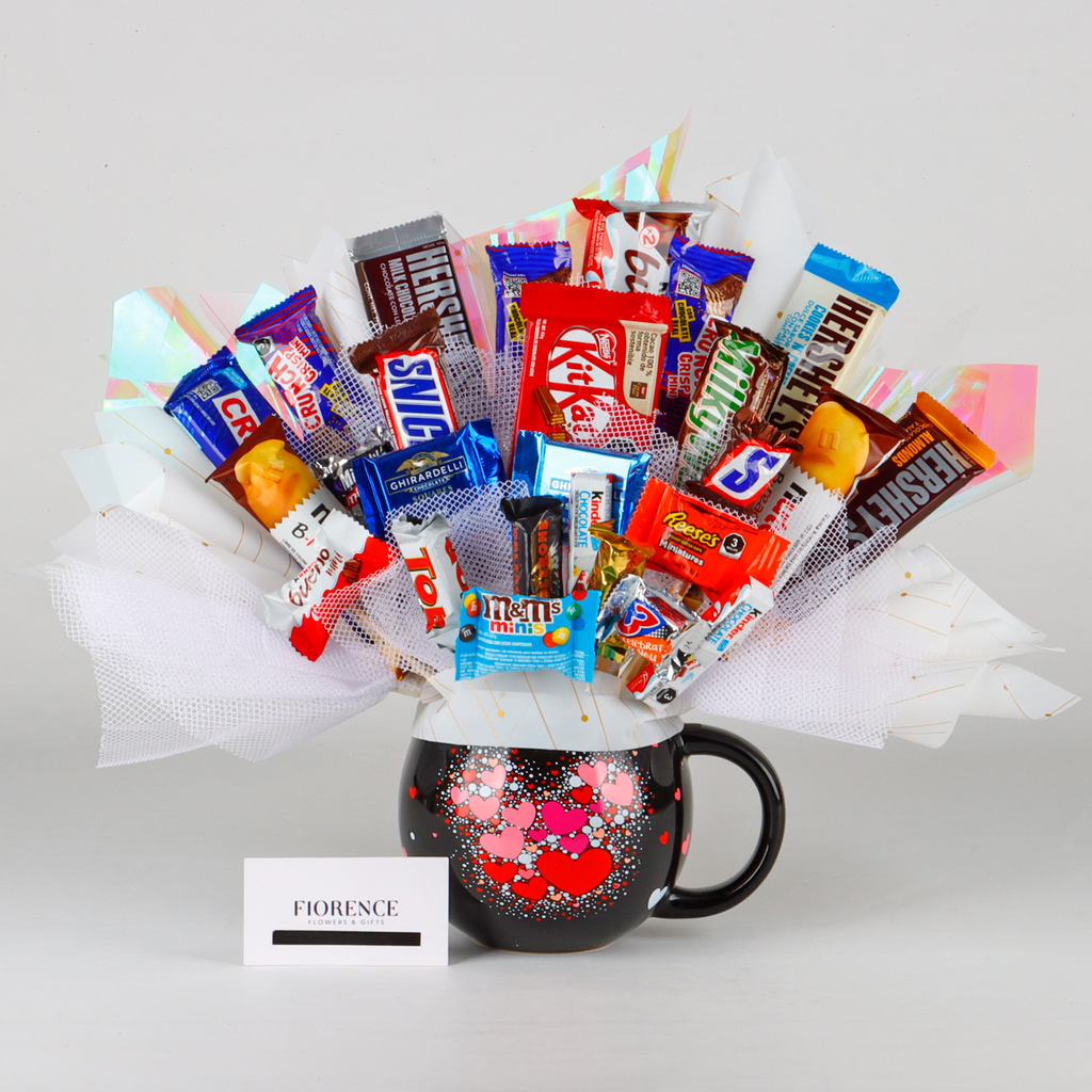 Large Disney Mug with Chocolates Candy Bouquet