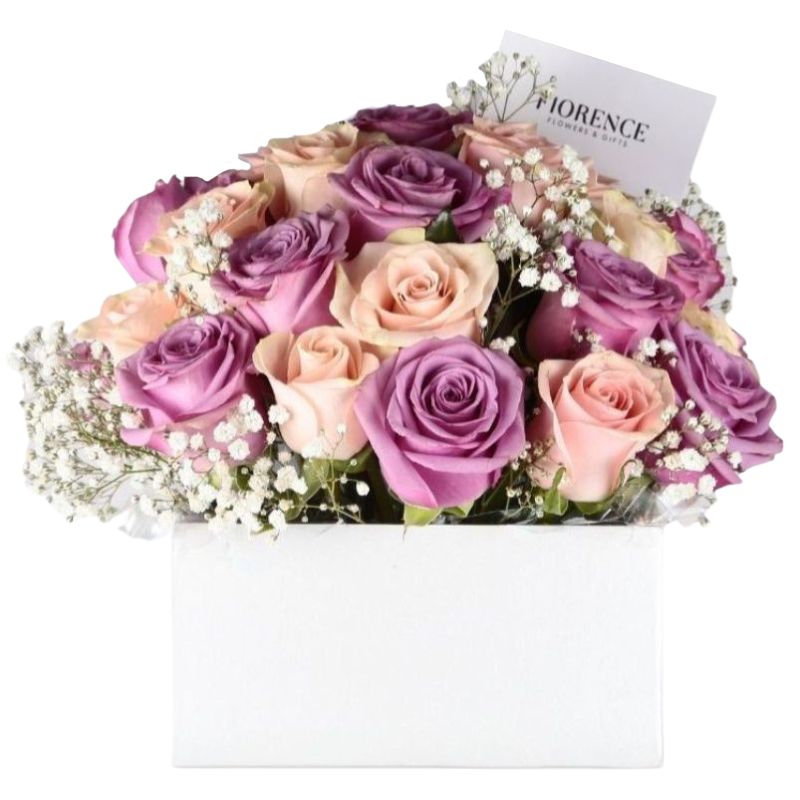 Arreglo de 24 Rosas Pastel