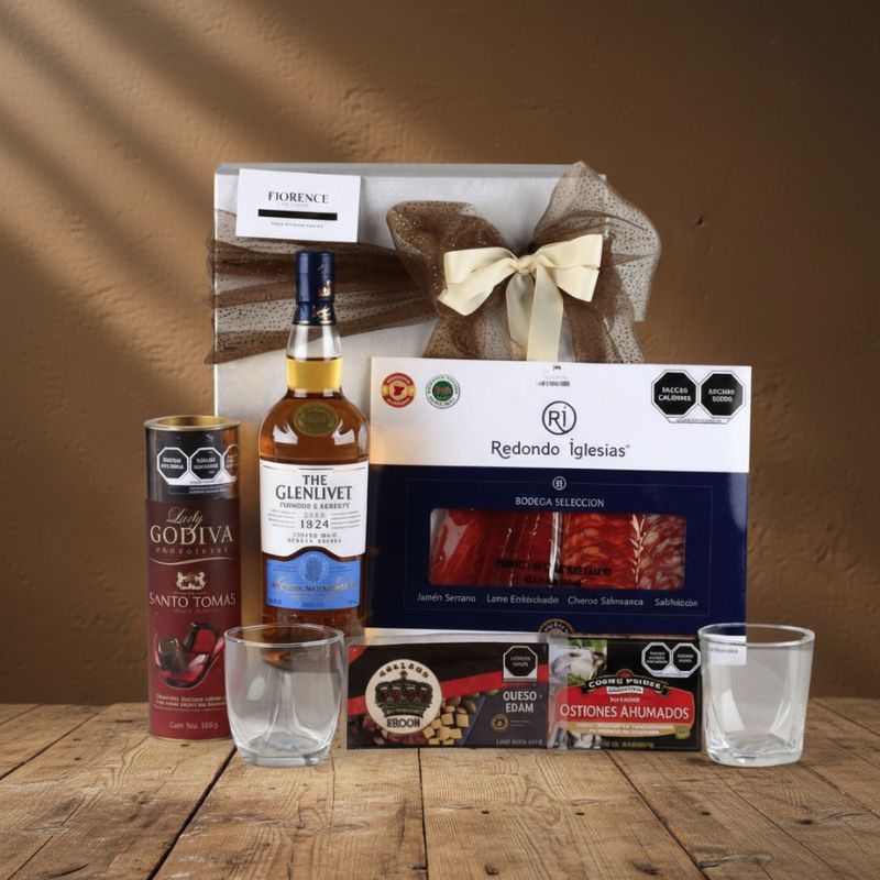 Caja de Regalo Glenlivet Founder's Reserve – Charcutería & Godiva