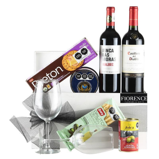 Special Gourmet Gift with South American Red Wines