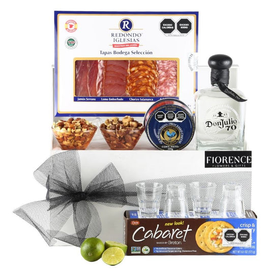 Gift with Tequila Don Julio 70, Charcuterie, Cheese and Snacks
