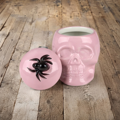 Adorno Otoñal con Calavera de Cerámica