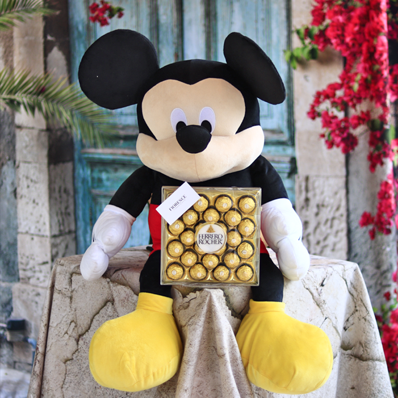 Mickey Mouse Plushie with Chocolates