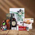 Regalo Navideño Premium con Oporto, Chocolates y Galletas Gourmet
