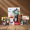 Caja Navideña Rosé Gourmet | Vino Celia, Ferrero Rocher & Bocadillos Selectos