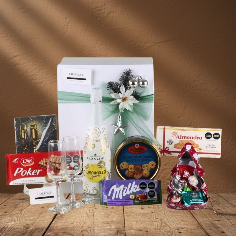 Caja de Regalo Navideña Dulce con Limoncello Spritz