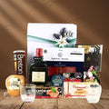 Christmas Gift Box with Buchanan's Deluxe 12-Year-Old Scotch Whisky and Gourmet Snacks