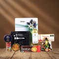 Caja de Regalo Navideño Vino Blanco Marqués del Riscal & Botanas Gourmet