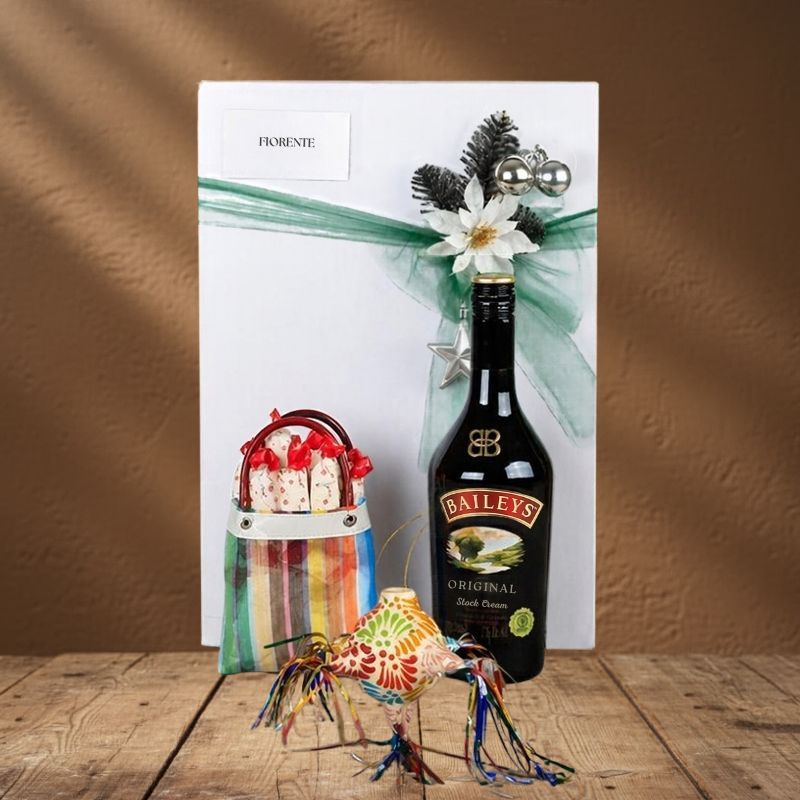 Regalo Navideño con Crema Irlandesa Baileys y Piñata de Talavera