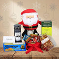 Santa Claus Christmas Plush with St. Dalfour Jam and Gourmet Treats