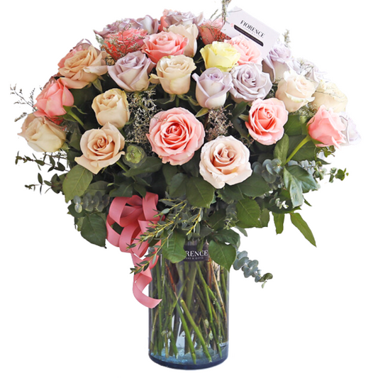 Arreglo Floral de 50 Rosas