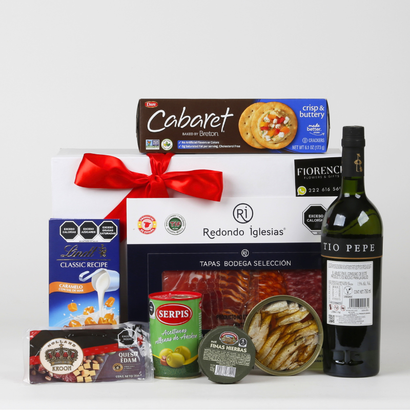 Gift Box with Tio Pepe Sherry and Charcuterie
