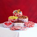 "I Love You" Gift Tower with Mixed Nuts