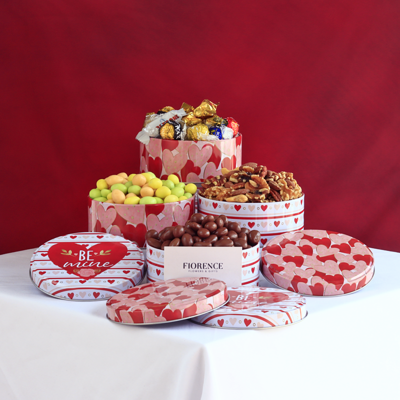 "I Love You" Gift Tower with Mixed Nuts