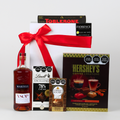 Grand French Cognac "Martell" in a Luxury Bottle with an Assortment of Chocolates