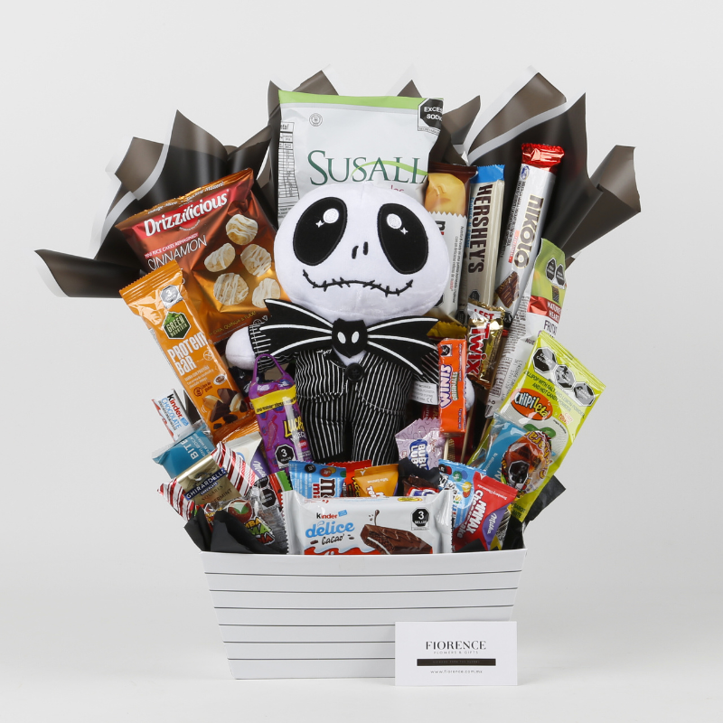 Candy Bouquet "Las Extrañas Delicias del Mundo de Jack"