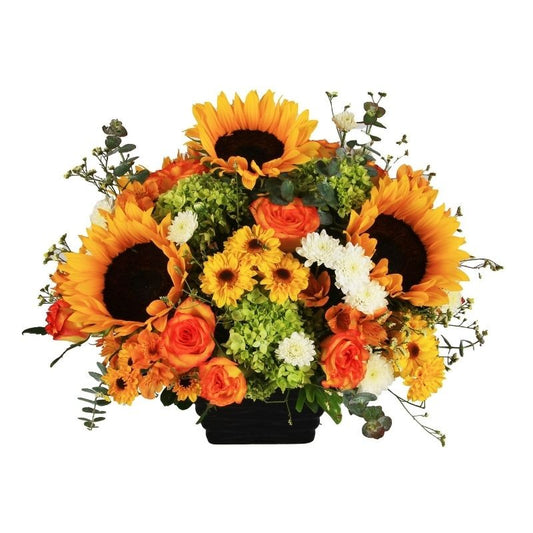 "Bohemian" Sunflower Arrangement