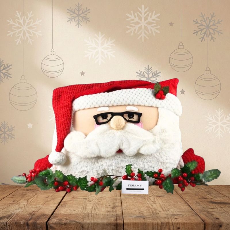Santa Claus Pillow with Halent Belgian Chocolates