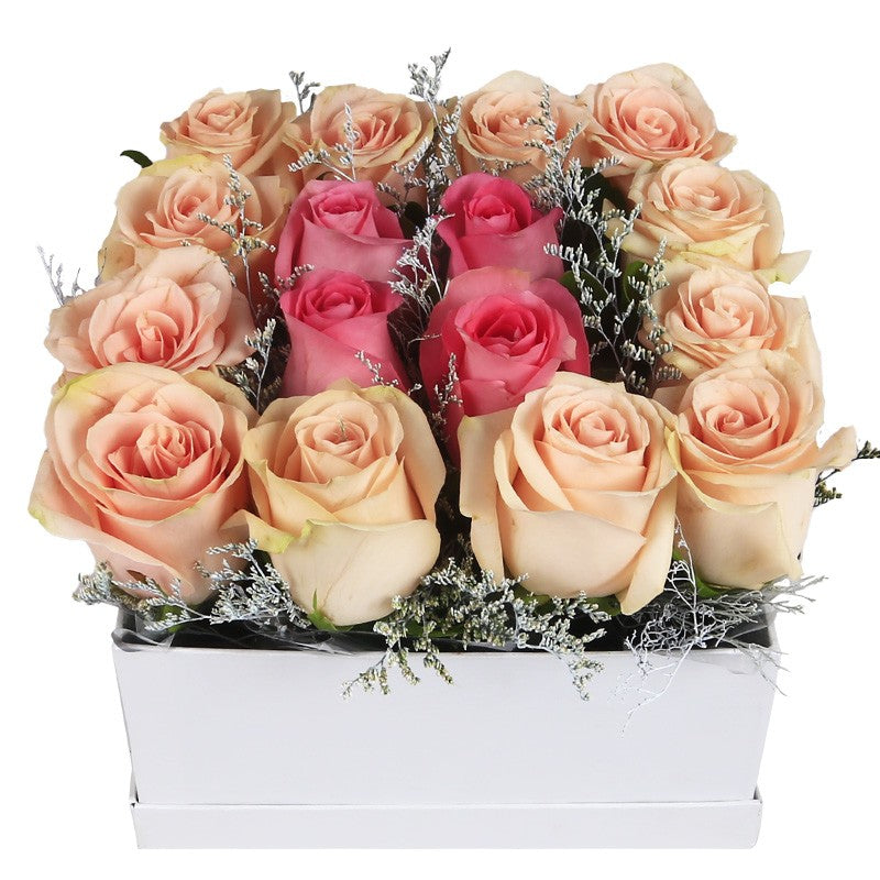 Arreglo de rosas "Besos En Caja"