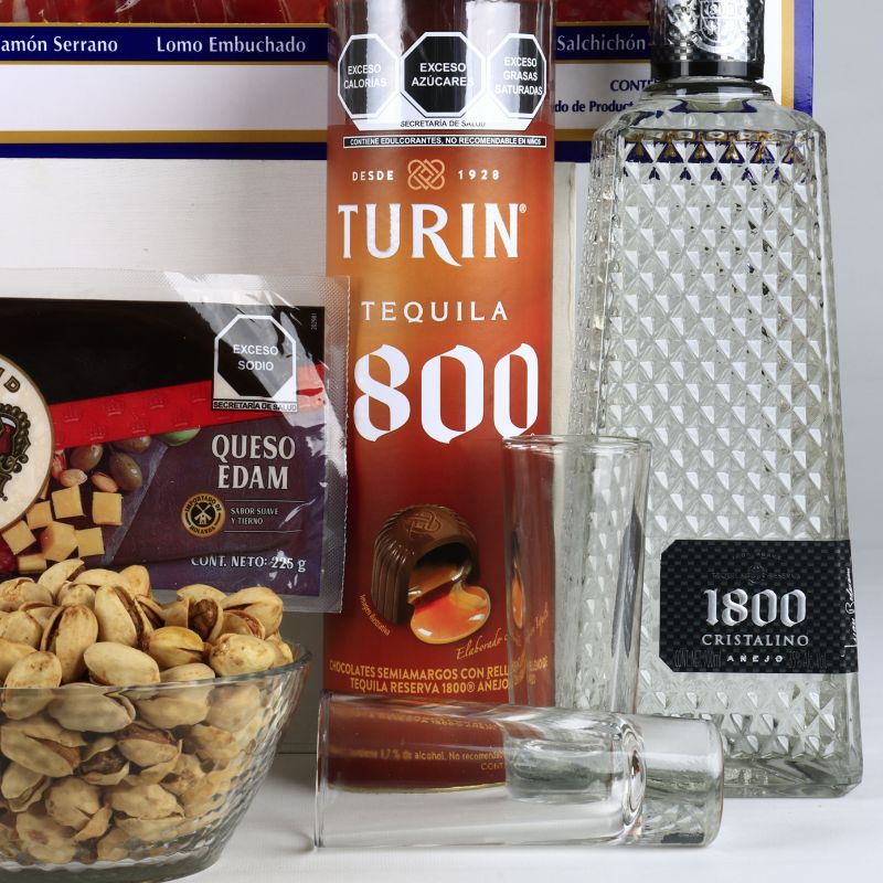 Regalo Especial con Tequila 1800 Cristalino