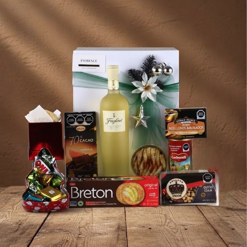 Freixenet Spanish White Wine Gift Christmas Box | Gourmet Seafood