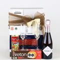 Set Gourmet con Vino Espumoso Rosado y Maridaje Premium