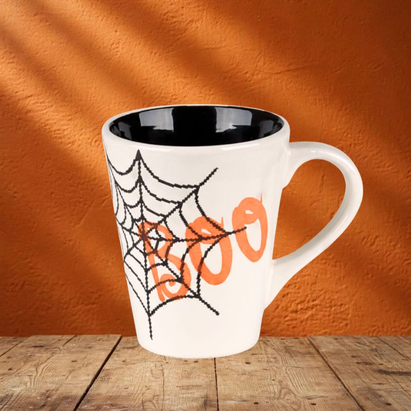Halloween Candy Bouquet in "BOO" Spiderweb Mug 