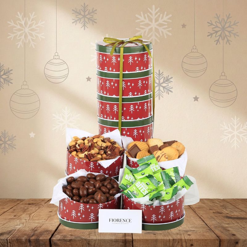 "Santa's Treasures" Christmas Tower