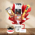 Giant "Bottom-Up" Mug Candy Bouquet with Imported Chocolates