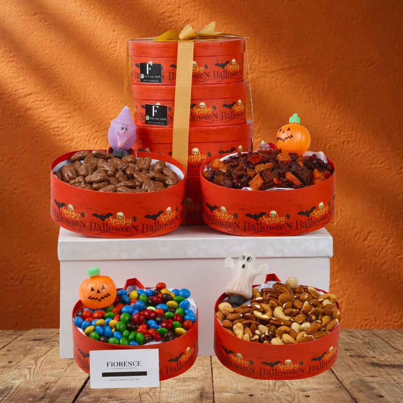 Torre de Regalo "Botanas para Halloween"