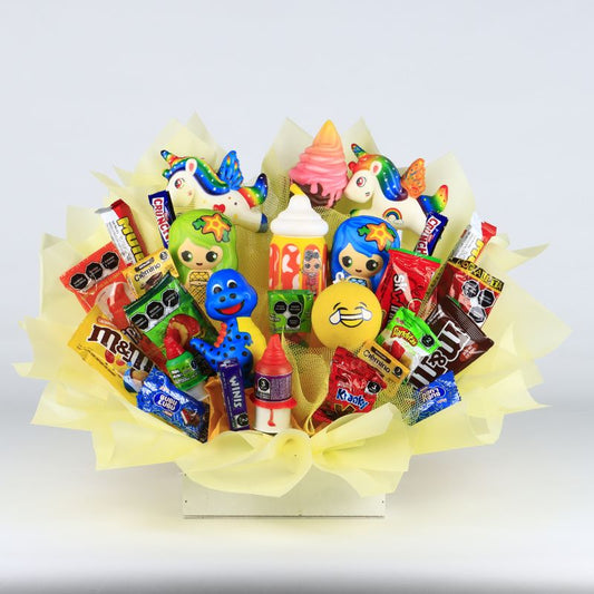 Candy Bouquet con Squishies y Dulces