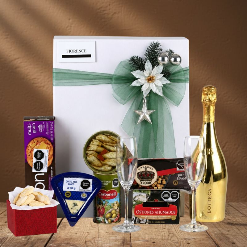 Golden Gourmet Christmas Box: Bottega Gold & Fine Delicacy Set