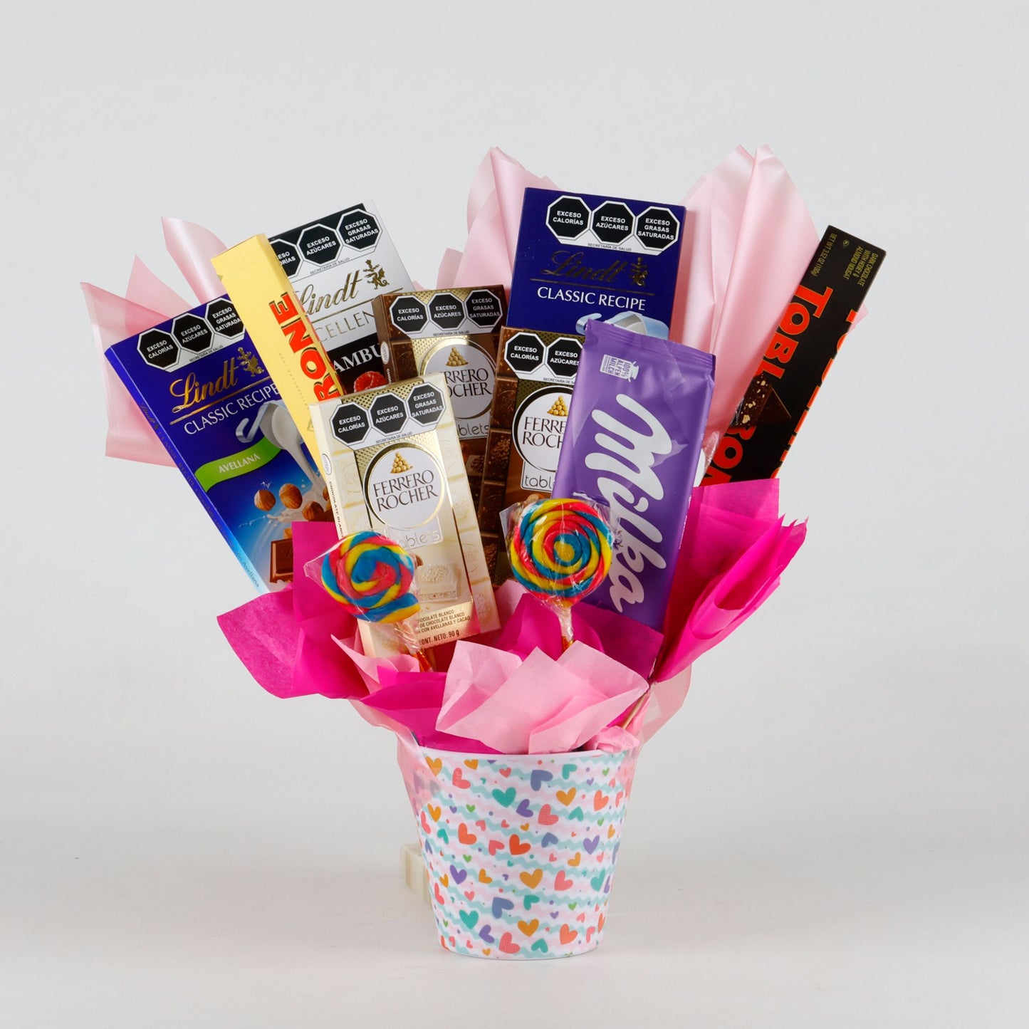 Candy Bouquet with Large Chocolate Bars