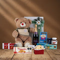 Set de Regalo Navideño  Dolce Vita Espumoso Sin Alcohol con Osito y Chocolates
